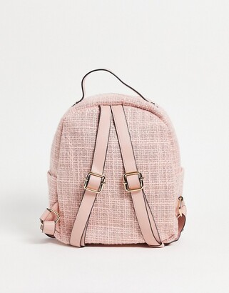 Dune textured backpack in pink