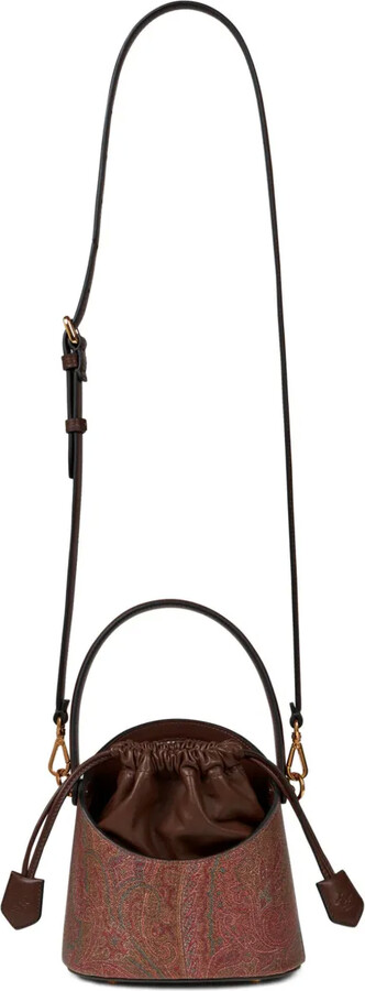 Etro small Saturno paisley-print crossbody bag