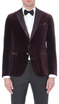 Thumbnail for your product : Armani Collezioni Velvet satin-lapel jacket