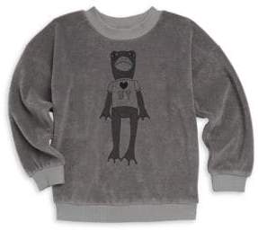 Mini Rodini Baby Girl's, Little Girl's & Girl's Frog Terry Sweatshirt