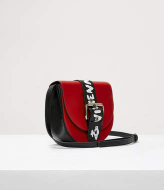 Vivienne Westwood Alex Saddle Bag Red/Graffiti