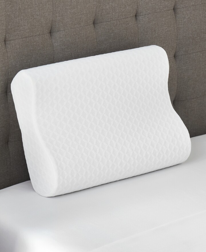 Avana Contoured Bed Wedge 24 Support Pillow with Gel-Infused Memory Foam  and Cooling Tencel Cover