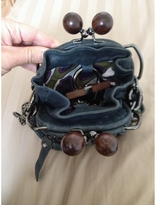 Thumbnail for your product : Jamin Puech Blue Leather Handbag