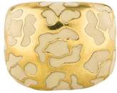 Thumbnail for your product : Roberto Coin 18K Enamel Floral Band