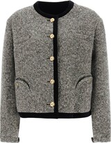 'gliss' Bolero Jacket In Wool 