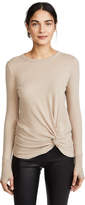 Thumbnail for your product : Enza Costa Side Knot Long Sleeve Tee