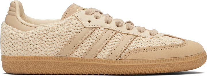 adidas Beige Samba OG Sneakers