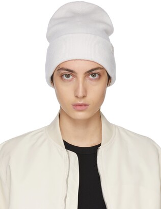 Ivory cashmere beanie Clearance