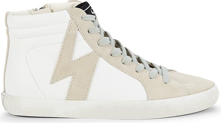 Sam Edelman Avon Leather & Suede High-Top Sneakers - ShopStyle