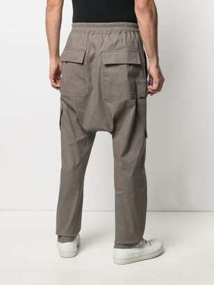 Rick Owens Drop-Crotch Cargo Trousers