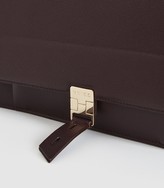 Thumbnail for your product : Reiss MADISON LEATHER SHOULDER BAG Berry