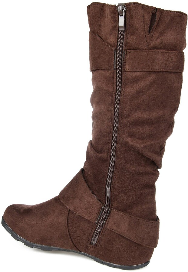 Journee Collection Jester Side Buckle Tall Boot - Wide Calf - ShopStyle