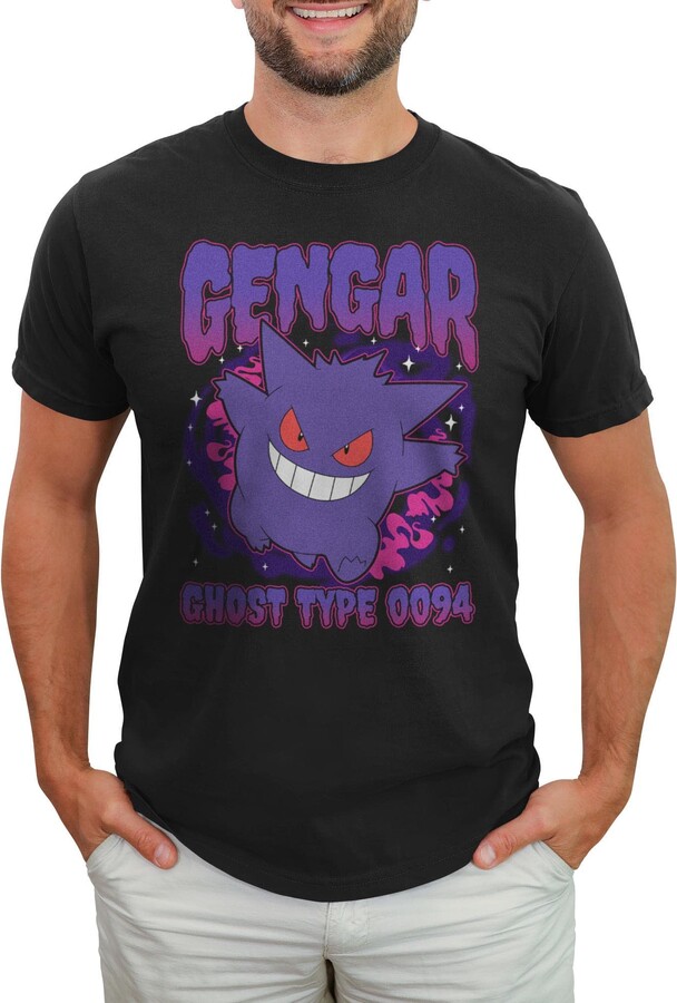 Pokemon Men's Gengar Ghost Type 0094 Graphic T-Shirt