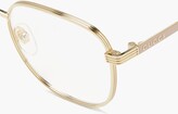 Thumbnail for your product : Gucci Eyewear Square Metal Glasses