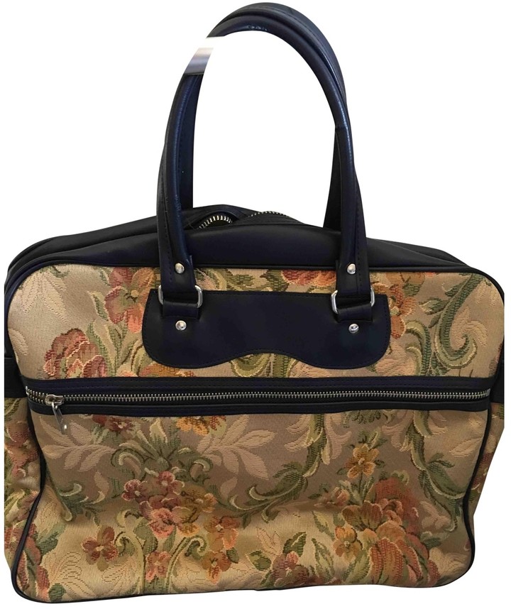 comme des garçons black leather crossbody bag