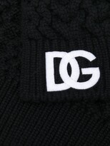 Thumbnail for your product : Dolce & Gabbana Cashmere-Blend Logo Scarf