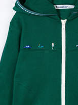 Thumbnail for your product : Familiar zipped hooded sweatshirt