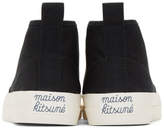 Thumbnail for your product : MAISON KITSUNÉ Black High-Top Sneakers