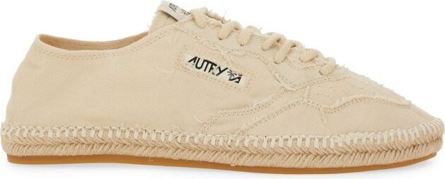 AUTRY Denim Lace-Up Sneakers