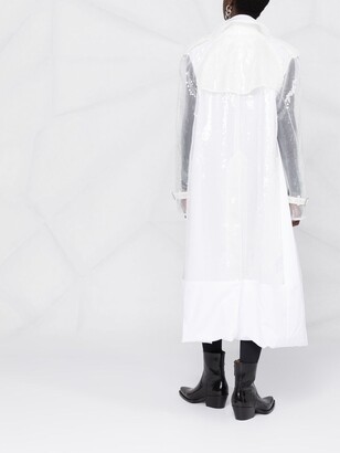 Junya Watanabe Sequin-Embellished Trench Coat