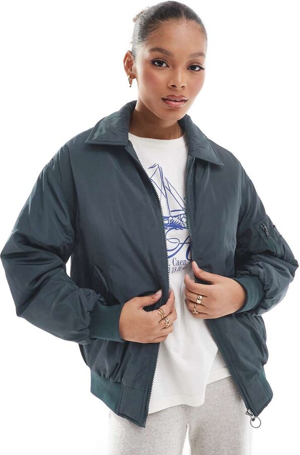 Ladies Jackets Stradivarius Utility Jacket Stradivarius Cropped