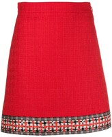 Thumbnail for your product : Gucci Tweed A-Line Skirt