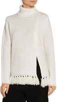 Thumbnail for your product : Proenza Schouler Tasseled Wool-Blend Turtleneck Sweater