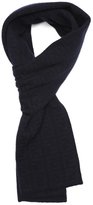 Thumbnail for your product : Fendi blue wool blend knit zucca print scarf