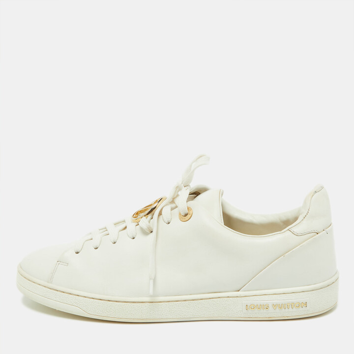 Louis Vuitton LV Monogram Leather Sneakers - White Sneakers, Shoes -  LOU807977