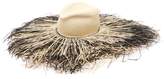 Thumbnail for your product : Lola Hats Porcupine Fringed Raffia Hat - Womens - Beige