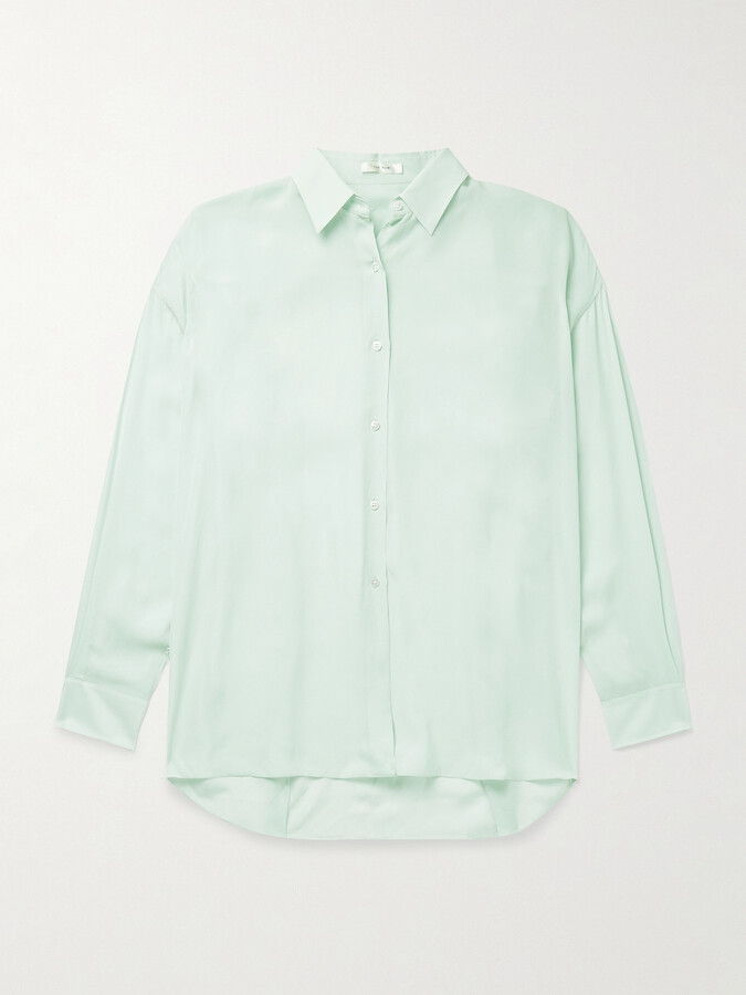 The Row Bresson Crepe de Chine Shirt