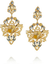 Thumbnail for your product : Papi Gold-plated multi-stone earrings