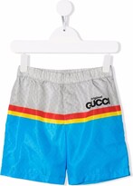 Thumbnail for your product : Gucci Children Logo-Print Swim Shorts