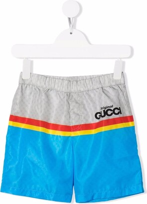 Gucci Children Logo-Print Swim Shorts