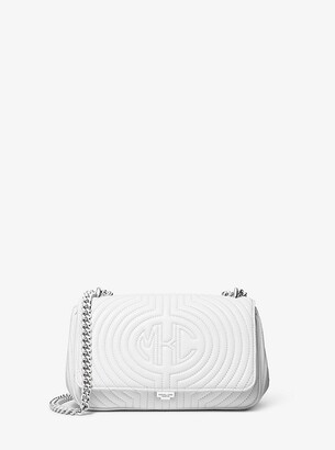 Michael Kors Monogramme Quilted Leather Shoulder Bag