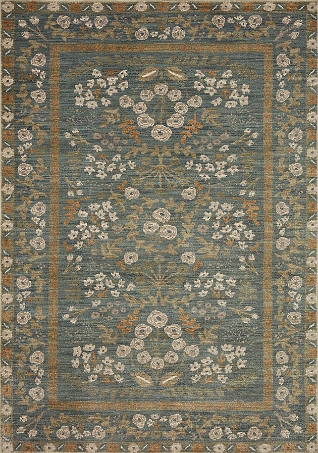 Rifle Paper Co. Fiore Fio-01 Area Rug, 5' x 7'10