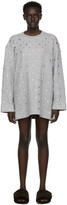 Thumbnail for your product : Dries Van Noten Grey Jewel Sweater Dress
