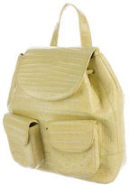 Thumbnail for your product : Nancy Gonzalez Crocodile Flap Backpack