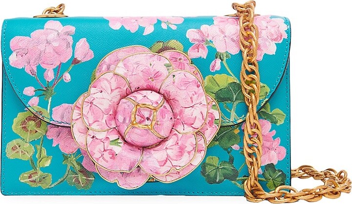 🆕️NWT 🌺VALENTINO🌺 Prince Flower Leather Shoulder Bag