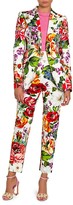 Thumbnail for your product : Dolce & Gabbana Cotton Drill Floral-Print Ankle Pants