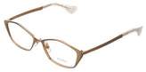 Thumbnail for your product : Miu Miu Metal Cat-Eye Eyeglasses