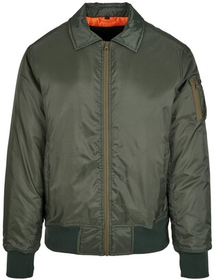 Mens Brave Soul 'Oslo' Zip Pocket on Sleeve MA1 Bomber Winter Jacket Coat 