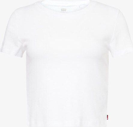 Levi's Womens White Essential Sporty Cotton-Jersey T-Shirt L
