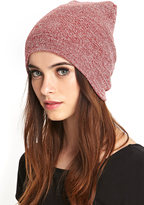 Thumbnail for your product : Forever 21 FOREVER 21+ Heathered Ribbed Knit Beanie