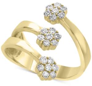 Effy D'oro by Diamond Cuff Statement Ring (5/8 ct. t.w.) in 14k Gold