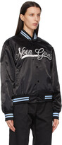 Thumbnail for your product : Noon Goons Black Satin Elysian Jacket