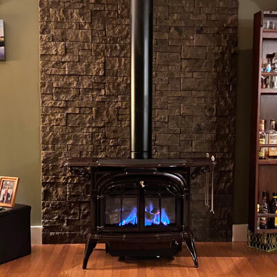 Evolve Stone Capital Sky Flat Faux Stone Non-Rated Wall Paneling Indoor-Outdoor (Random Width + Length 14.25 sq. ft. per box)