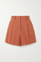 Thumbnail for your product : A.L.C. X Petra Flannery Huxley Linen-blend Shorts