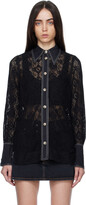 Thumbnail for your product : Ganni Black Lace Shirt