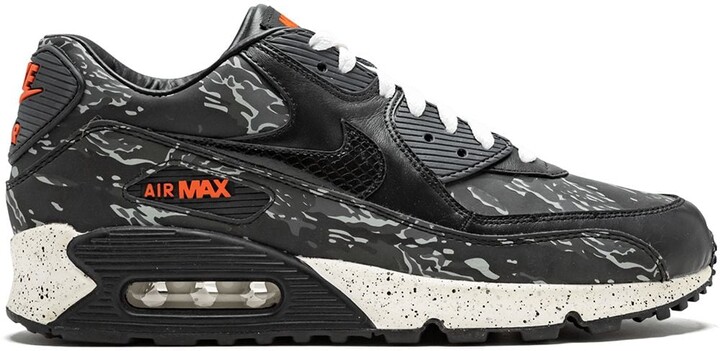 Nike x Atmos Air Max 90 Premium "Black Tiger Camo" sneakers - ShopStyle